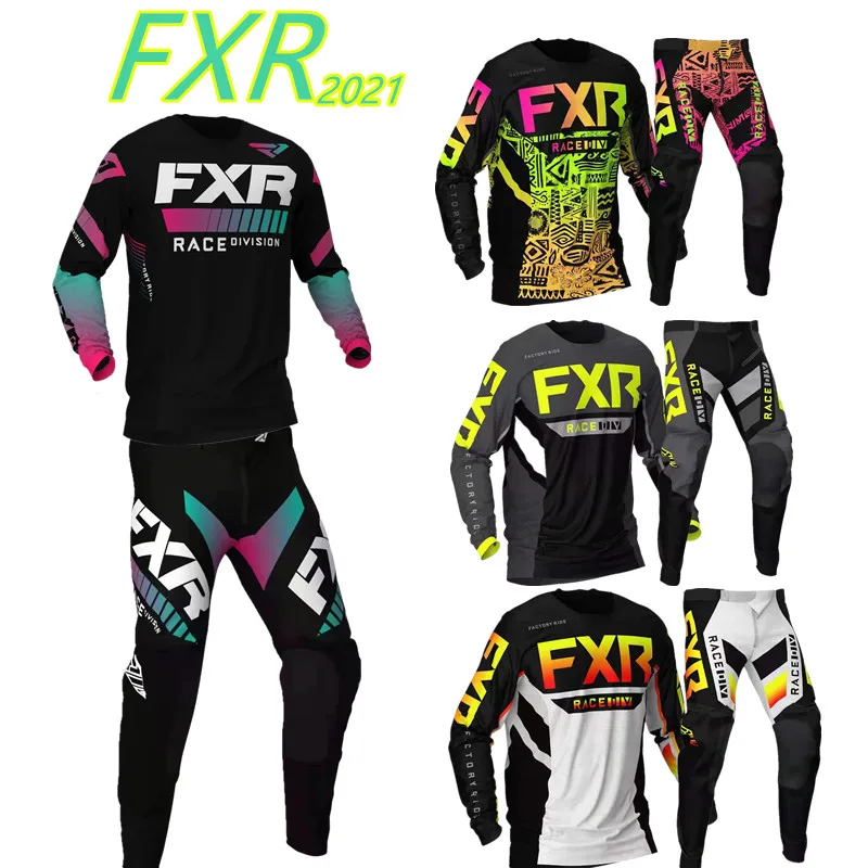 New For FXR Motocross Gear Set Noiz Fox Off Road Jersey And Pants Dirt Bike MX MTB Suit Moto Motorcycle Jersey Set
New For FXR Motocross Gear Set Noiz Fox Off Road Jersey And Pants Dirt Bike MX MTB Suit Moto Motorcycle Jersey Set