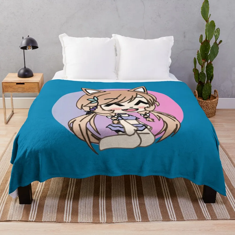 Милый Gacha Life Style Kawaii Chibi Kitty Girl Анна Чан голубое плиточное одеяло летнее Kpop одеяло покрывало s
Милый Gacha Life Style Kawaii Chibi Kitty Girl Анна Чан голубое плиточное одеяло летнее Kpop одеяло покрывало s