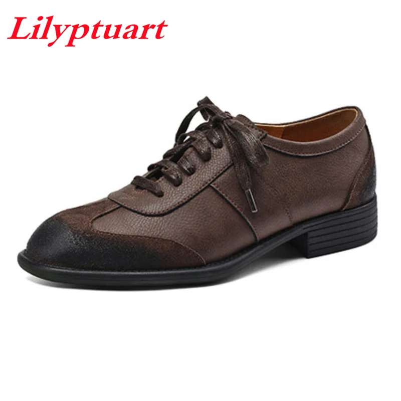 LILYPTUART ZA Women's Flat Loafers 2022 Spring and Autumn New Lace Up Comfortable Casual Leather Elegant Luxury Designer Shoes
LILYPTUART ZA Women's Flat Loafers 2022 Spring and Autumn New Lace Up Comfortable Casual Leather Elegant Luxury Designer Shoes