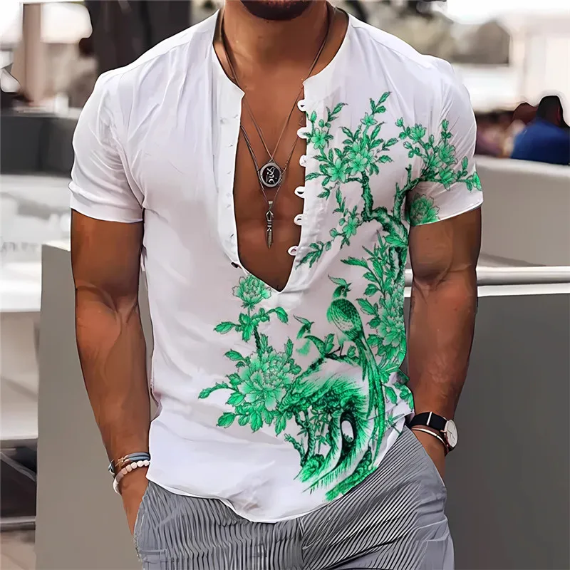 2023 Casual Floral Beach Men's Shirt Summer Short Sleeve Hawaiian Shirts For Man Plus Size Quick Dry Tee Shirt Men Clothes Camis
2023 Casual Floral Beach Men's Shirt Summer Short Sleeve Hawaiian Shirts For Man Plus Size Quick Dry Tee Shirt Men Clothes Camis
