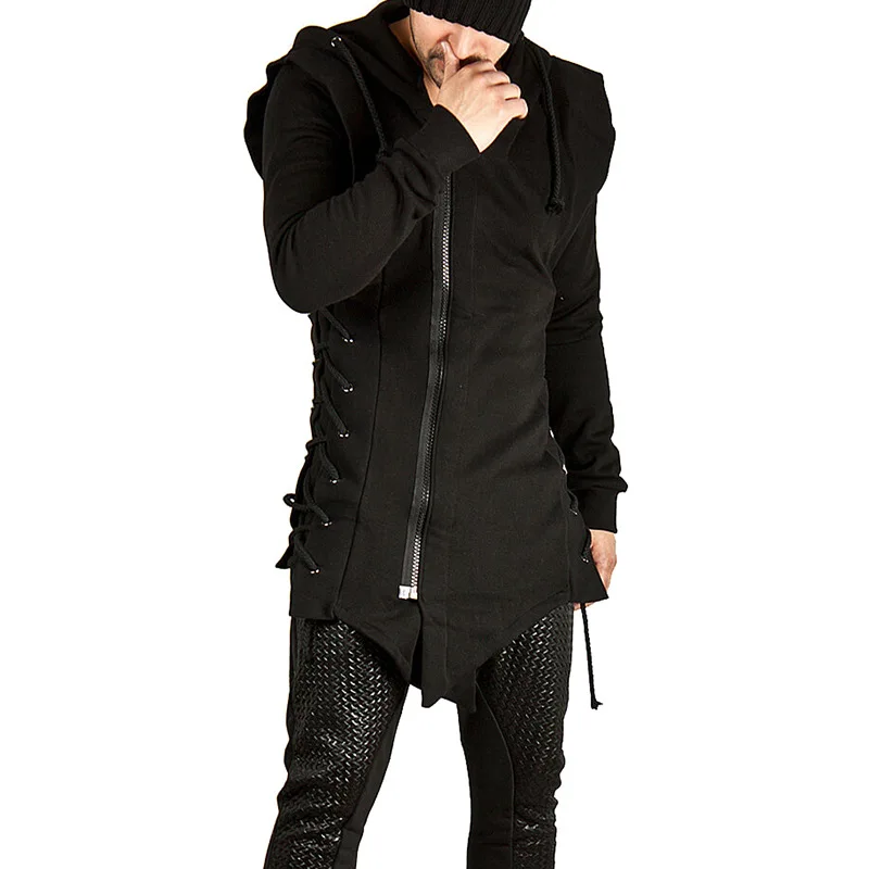 Black Long Hoodie Men 2022 New Fashion Bandage Zipper Mens Hoodies Sweatshirts Hip Hop Streetwear Casual Hooded Pullover Men XXL
Black Long Hoodie Men 2022 New Fashion Bandage Zipper Mens Hoodies Sweatshirts Hip Hop Streetwear Casual Hooded Pullover Men XXL