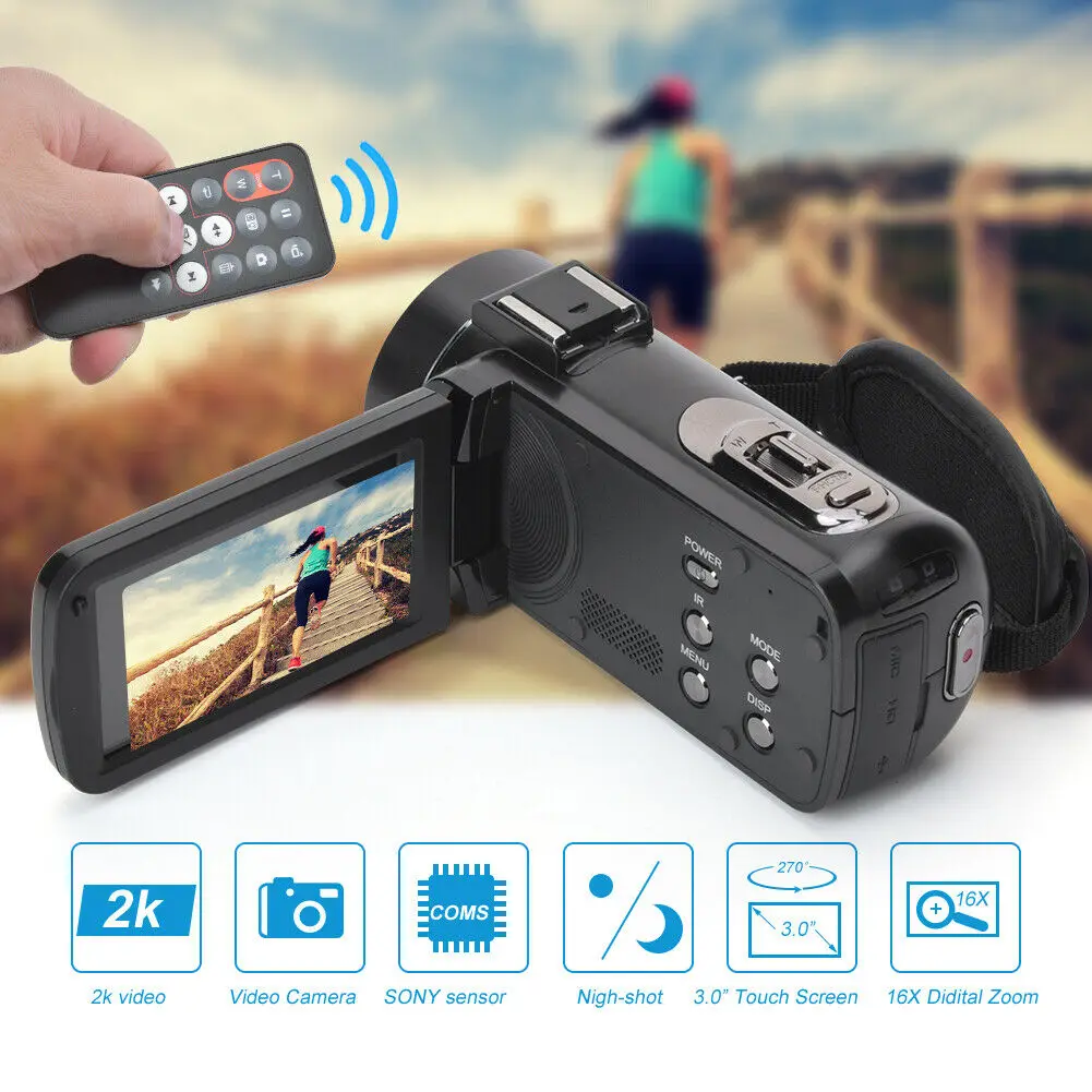 Ordro Z63 Video Camera Camcorder Full HD 2K@30FPS IR Night Vision WiFi Vlog Camera Filmadora for YouTube Blogger Hot~
Ordro Z63 Video Camera Camcorder Full HD 2K@30FPS IR Night Vision WiFi Vlog Camera Filmadora for YouTube Blogger Hot~