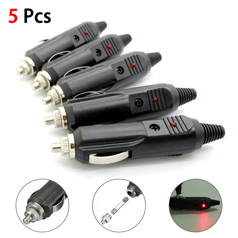 5 PCS lot Cigarette lighter socket 12 V/24 V, cigarette lighter plug with Fuse, plug in cigarette lighter, LED indicator
5 PCS lot Cigarette lighter socket 12 V/24 V, cigarette lighter plug with Fuse, plug in cigarette lighter, LED indicator