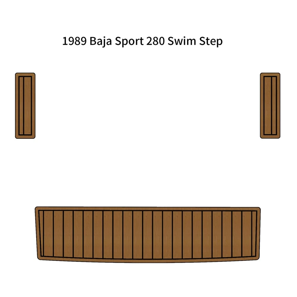 1989 Baja Sport 280 Swim Platform Step Mat Boat EVA Foam Teak Deck Flooring Pad
1989 Baja Sport 280 Swim Platform Step Mat Boat EVA Foam Teak Deck Flooring Pad