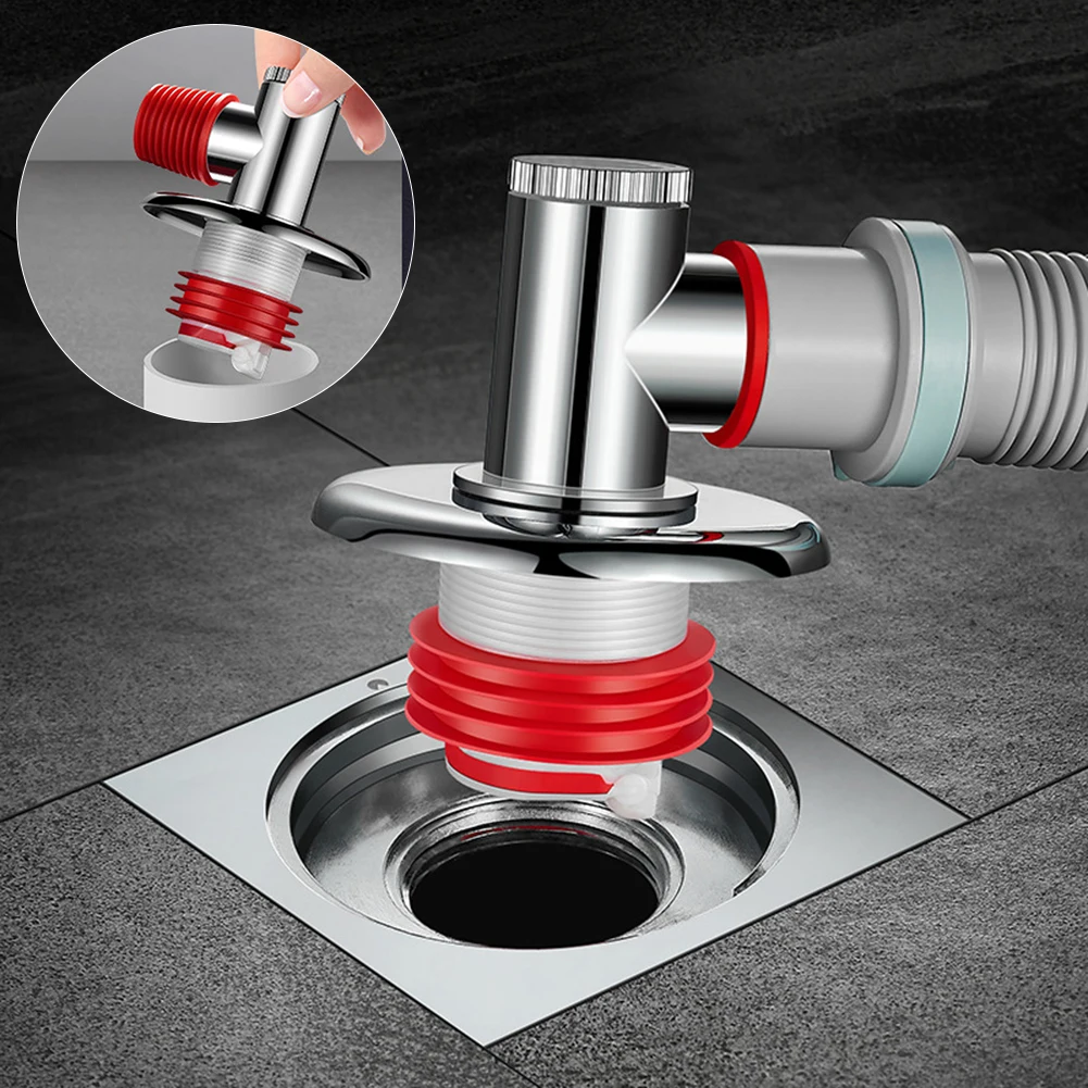 Washing Machine Floor Drain Special Connectors Drain Pipe Sewer Anti-Overflow Water Device Bathroom Floor Drain For 19-32mm Tube 
Washing Machine Floor Drain Special Connectors Drain Pipe Sewer Anti-Overflow Water Device Bathroom Floor Drain For 19-32mm Tube