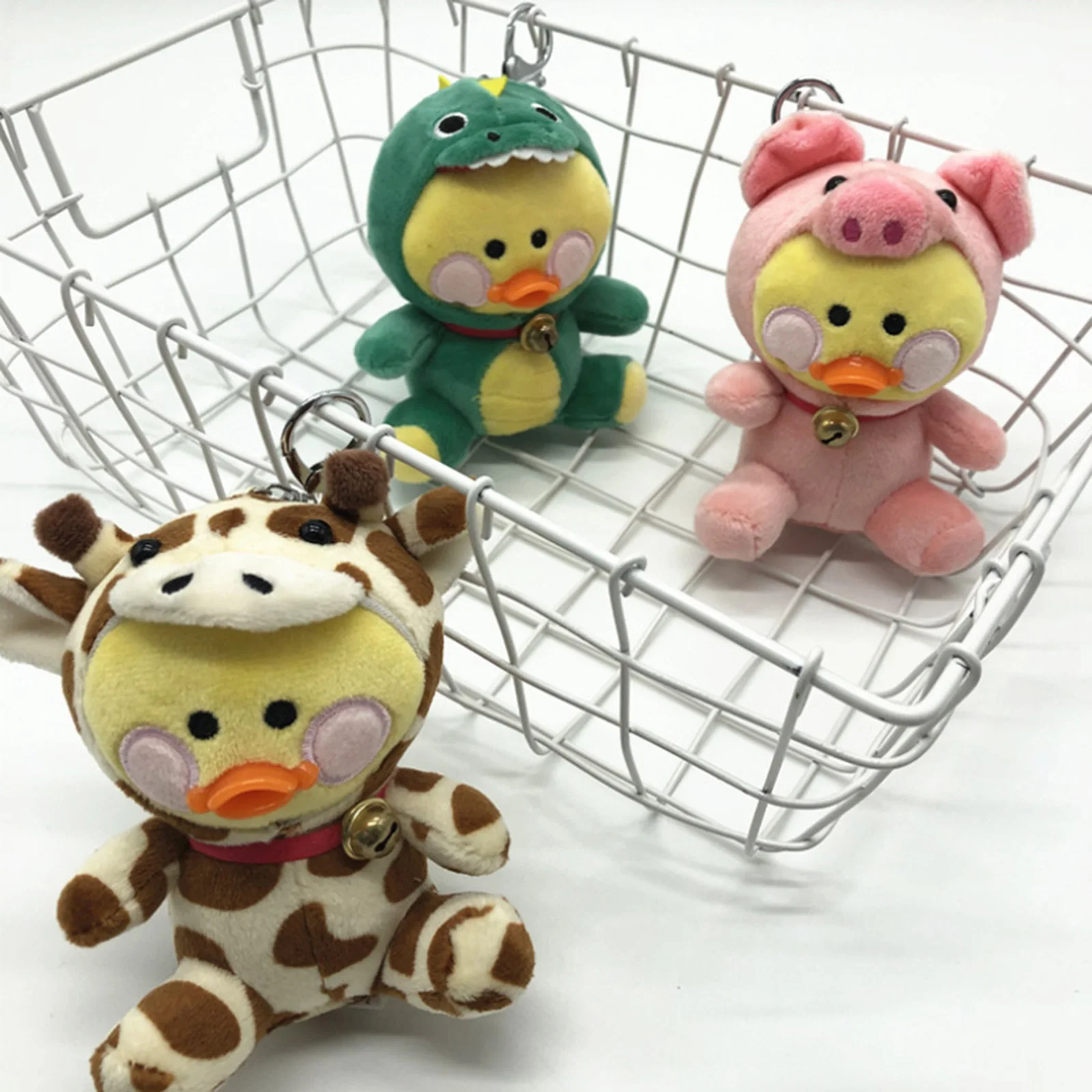 LaLafanfan Cafe Duck keychain Cute Mini Yellow Duck Model Car Decoration Bag Pendant Animal Dolls Girl Toys Birthday Gifts Plush
LaLafanfan Cafe Duck keychain Cute Mini Yellow Duck Model Car Decoration Bag Pendant Animal Dolls Girl Toys Birthday Gifts Plush