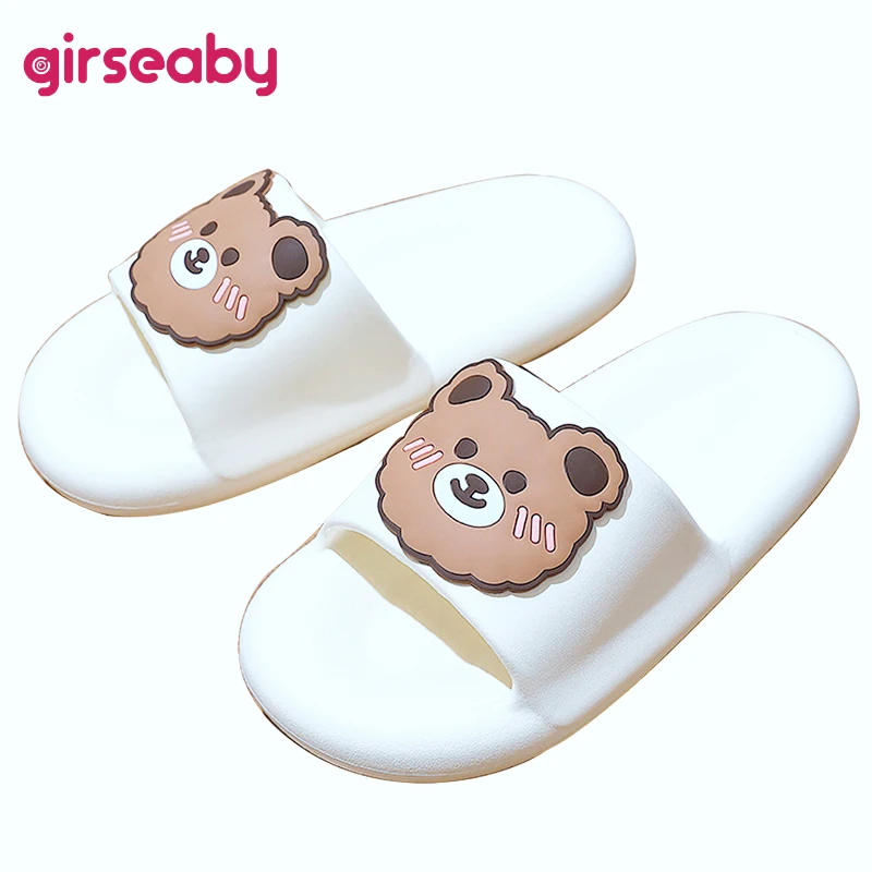 Girseaby 2022 Women's Summer Slippers Beach Slides Bear Soft Bottom EVA For Girls White Pink Bathroom Shoes Anti-Slip S3523
Girseaby 2022 Women's Summer Slippers Beach Slides Bear Soft Bottom EVA For Girls White Pink Bathroom Shoes Anti-Slip S3523