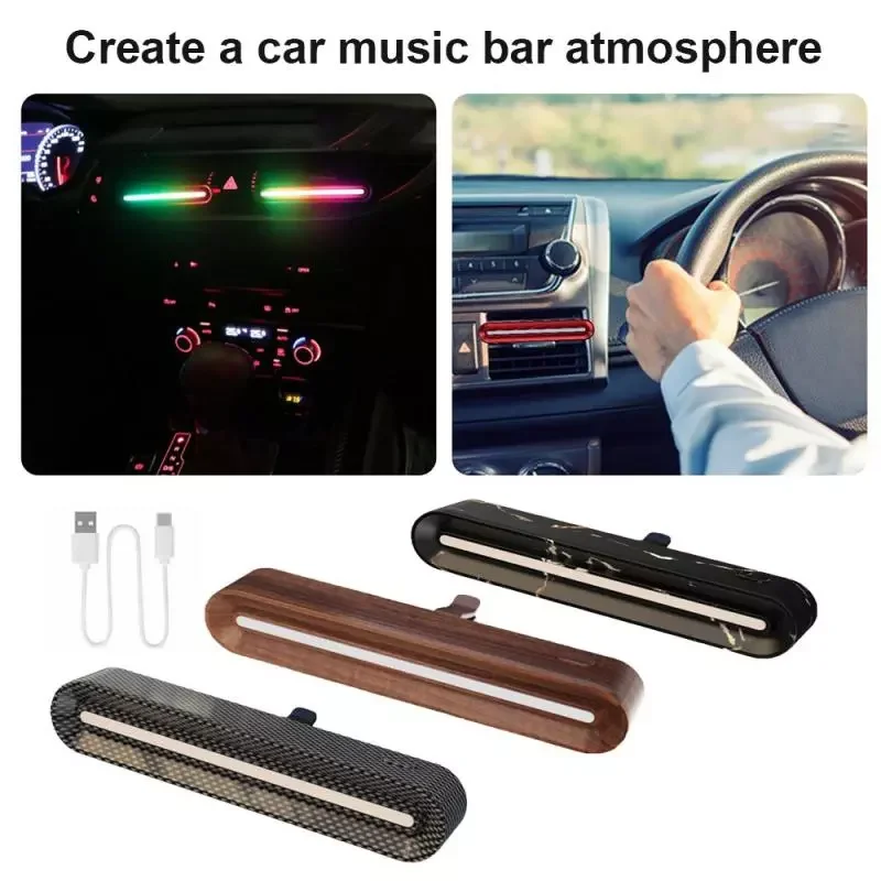 Auto Air Vents Clip Diffuser Air Fresheners W LED Atmosphere Light Car Voice Control Music Rhythm Light Aromatherapy Car Styling
Auto Air Vents Clip Diffuser Air Fresheners W LED Atmosphere Light Car Voice Control Music Rhythm Light Aromatherapy Car Styling