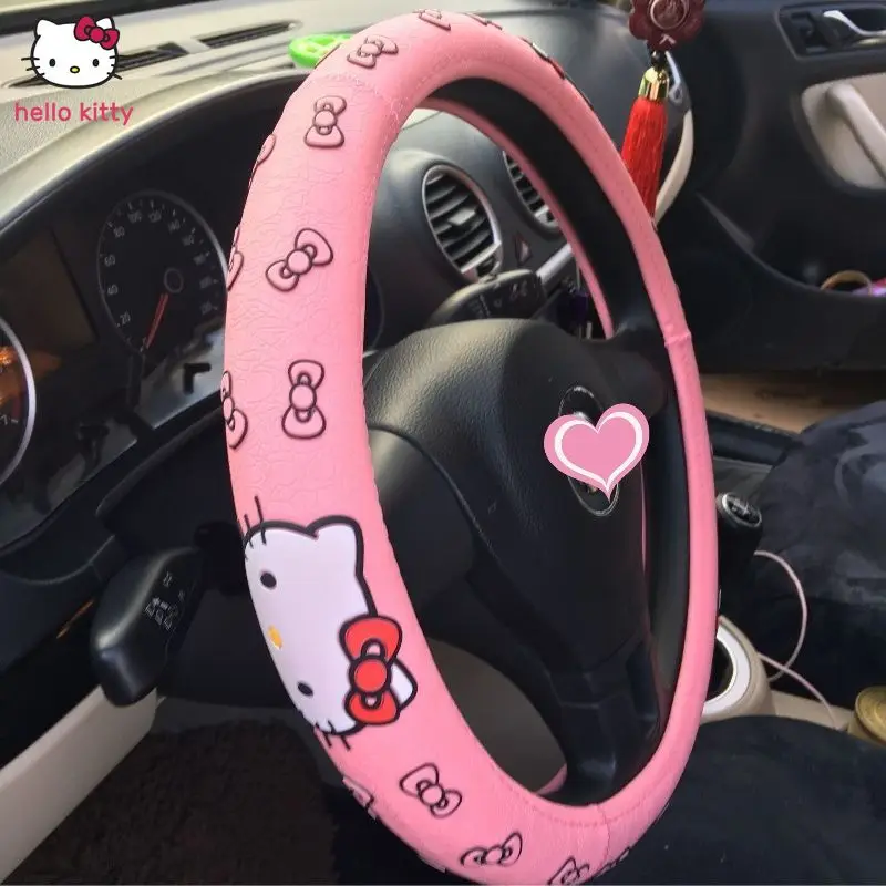 Чехол на руль с рисунком Hello Kitty, милый Универсальный Белый силиконовый чехол для защиты окружающей среды
Чехол на руль с рисунком Hello Kitty, милый Универсальный Белый силиконовый чехол для защиты окружающей среды