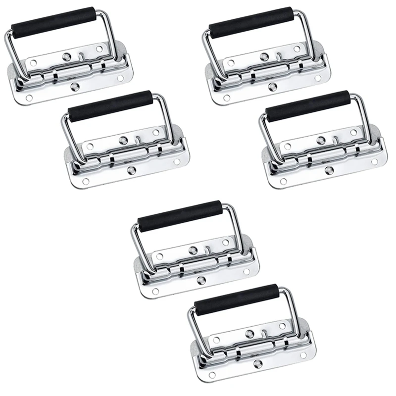 6Pcs 304 Stainless Steel Spring Handle Prop Box Tool Aluminum Box Handle Activity Handle Folding Industrial Handle
6Pcs 304 Stainless Steel Spring Handle Prop Box Tool Aluminum Box Handle Activity Handle Folding Industrial Handle