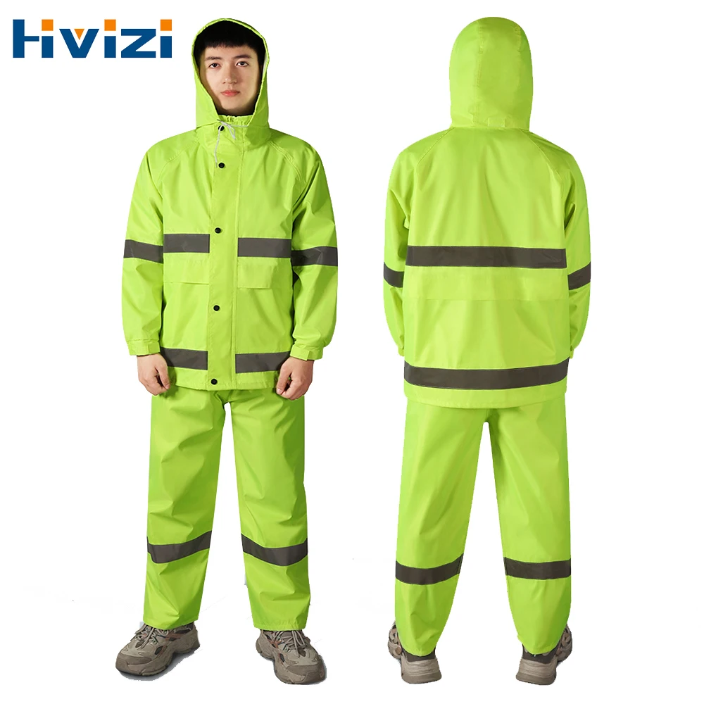 Motorcycle Rain Suit Split Raincoat Reflective Oxford Breathable Impermeable Waterproof Jacket and Pants Set
Motorcycle Rain Suit Split Raincoat Reflective Oxford Breathable Impermeable Waterproof Jacket and Pants Set