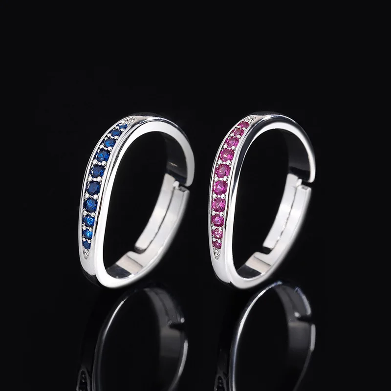 Charms Blue Cubic Zirconia Line Compact Adjustable Ring Women's Jewelry Wedding Anniversary Cocktail Party Accessory Gift
Charms Blue Cubic Zirconia Line Compact Adjustable Ring Women's Jewelry Wedding Anniversary Cocktail Party Accessory Gift