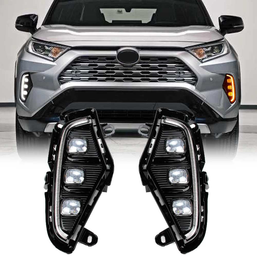 OKEEN 2 шт. светодиодный светильник дневного света для Toyota RAV4 2018 2019 2020 2021 автомобильный светильник указателя поворота головной светильник аксе...
OKEEN 2 шт. светодиодный светильник дневного света для Toyota RAV4 2018 2019 2020 2021 автомобильный светильник указателя поворота головной светильник аксе...