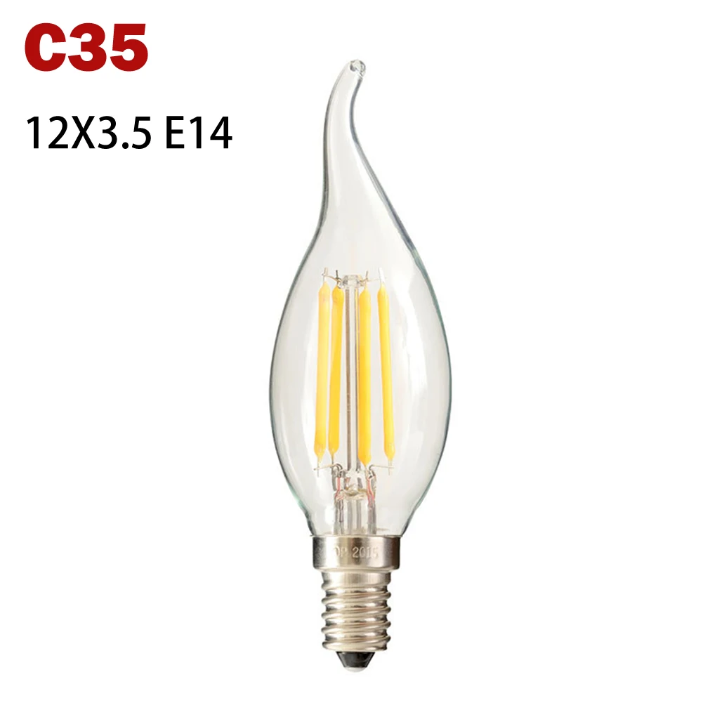 1 Pc LED Bulb C35 Pull Tail 4W 2700k E14 Thread 220V Retro Bulb Glass Decorative 35 * 120mm For Home Decoration Accessories
1 Pc LED Bulb C35 Pull Tail 4W 2700k E14 Thread 220V Retro Bulb Glass Decorative 35 * 120mm For Home Decoration Accessories
