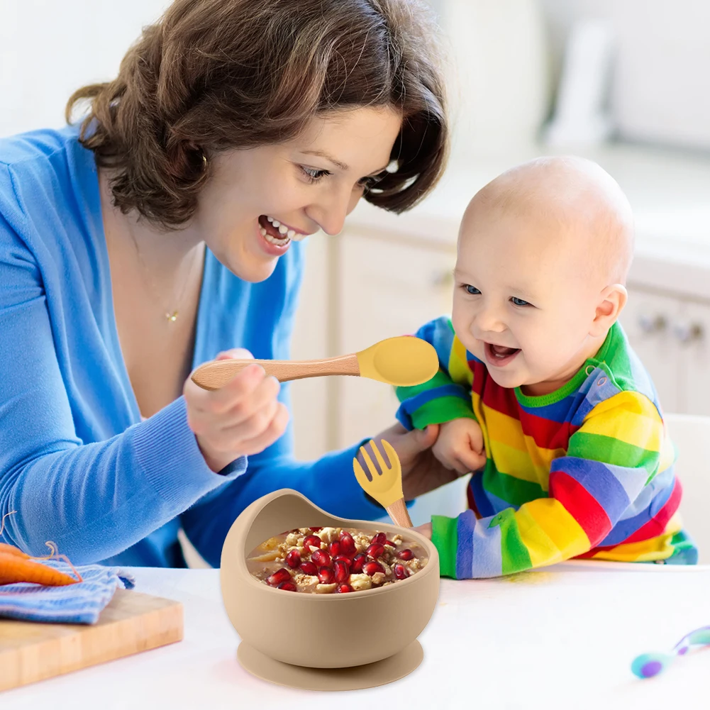 Silicone Baby Feeding Bowl Tableware for Kids Waterproof Suction Bowl With Spoon Children Dishes Kitchenware Baby Stuff
Silicone Baby Feeding Bowl Tableware for Kids Waterproof Suction Bowl With Spoon Children Dishes Kitchenware Baby Stuff