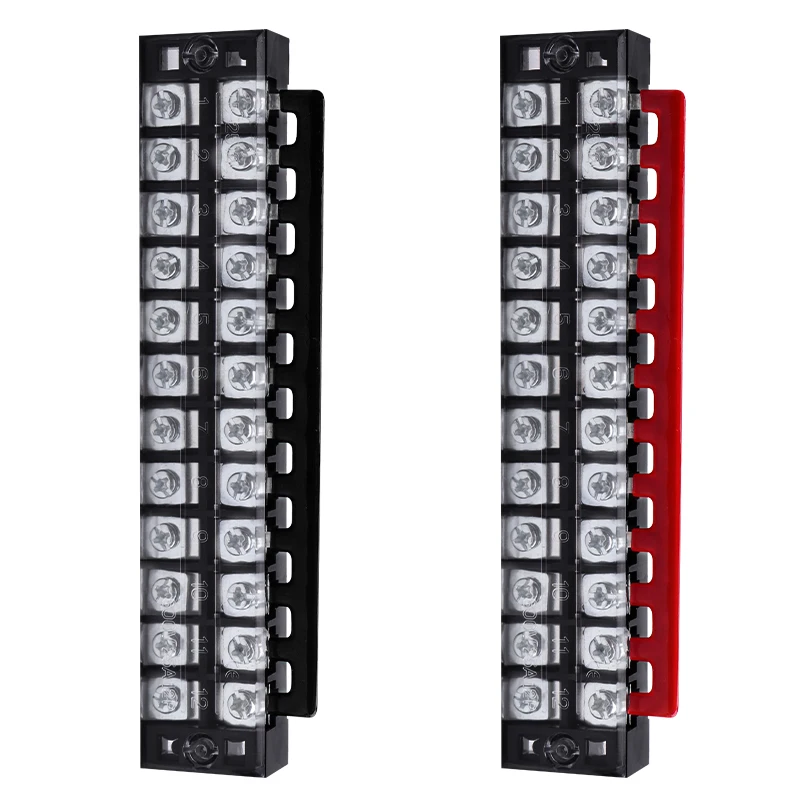1pcs 25A 600V Dual Row Strip Electrical Screw Terminal Block Fence Screw Ribbon Wire Connector 3/4/5/6/8/10/12 Position
1pcs 25A 600V Dual Row Strip Electrical Screw Terminal Block Fence Screw Ribbon Wire Connector 3/4/5/6/8/10/12 Position