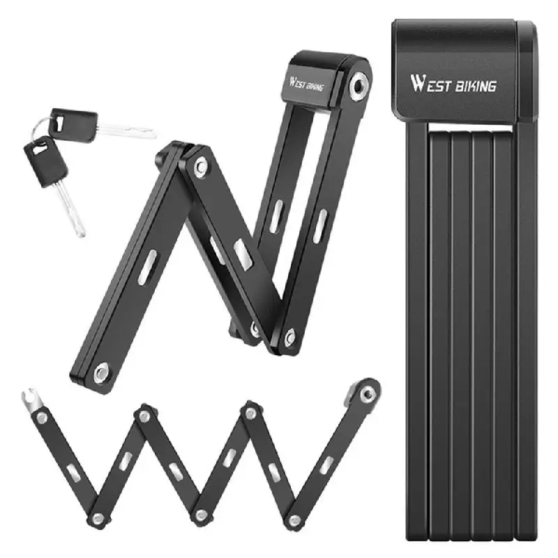 New Bicycle Folding Lock Lengthen Anti Theft Heavy Duty Strong Foldable Lock For E Bike Scooter Motorcycle Patented Bracket
New Bicycle Folding Lock Lengthen Anti Theft Heavy Duty Strong Foldable Lock For E Bike Scooter Motorcycle Patented Bracket