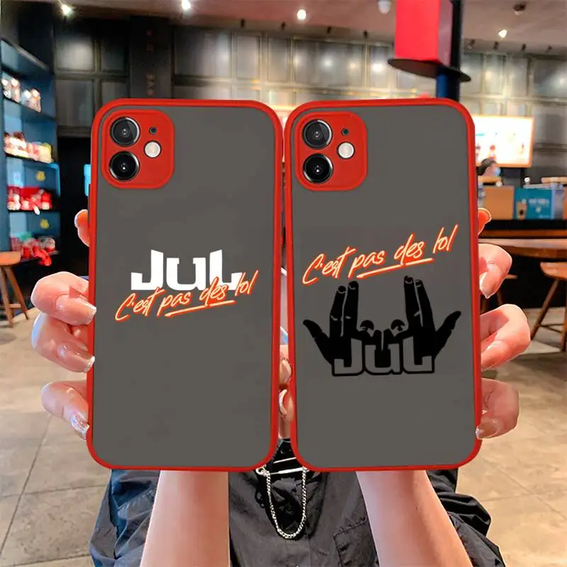 JuL C'est Pas Des Lol Phone Case For iphone 12 11 Pro Mini Max XS X 8 7 Plus SE 2020 XR Matte Transparent Light red Cover
JuL C'est Pas Des Lol Phone Case For iphone 12 11 Pro Mini Max XS X 8 7 Plus SE 2020 XR Matte Transparent Light red Cover
