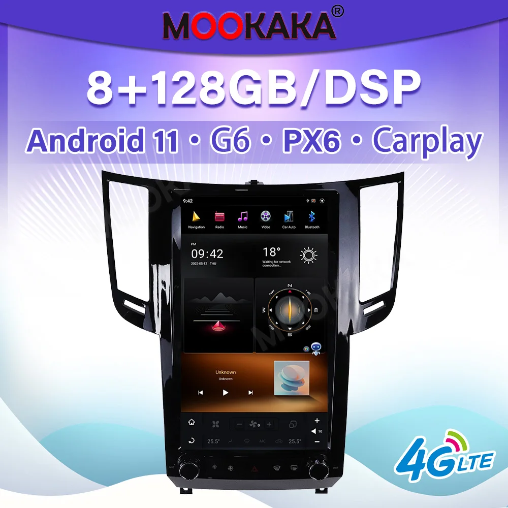 13,6 дюймов 8 + 128G беспроводной Carplay PX6 Tesla экран Android 11 для Infiniti FX25 FX35 FX37 2009-2013 Qx70 2013-2016 GPS головное устройство
13,6 дюймов 8 + 128G беспроводной Carplay PX6 Tesla экран Android 11 для Infiniti FX25 FX35 FX37 2009-2013 Qx70 2013-2016 GPS головное устройство