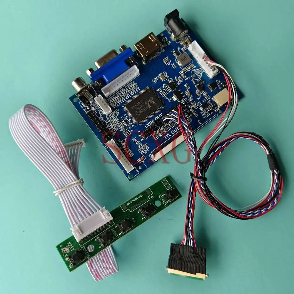 LCD Screen Controller Board Work For B156XW02 V3 1366*768 DIY Kit Notebook Panel AV+VGA+HDMI-Compatible LVDS 40 Pin 15.6"
LCD Screen Controller Board Work For B156XW02 V3 1366*768 DIY Kit Notebook Panel AV+VGA+HDMI-Compatible LVDS 40 Pin 15.6"