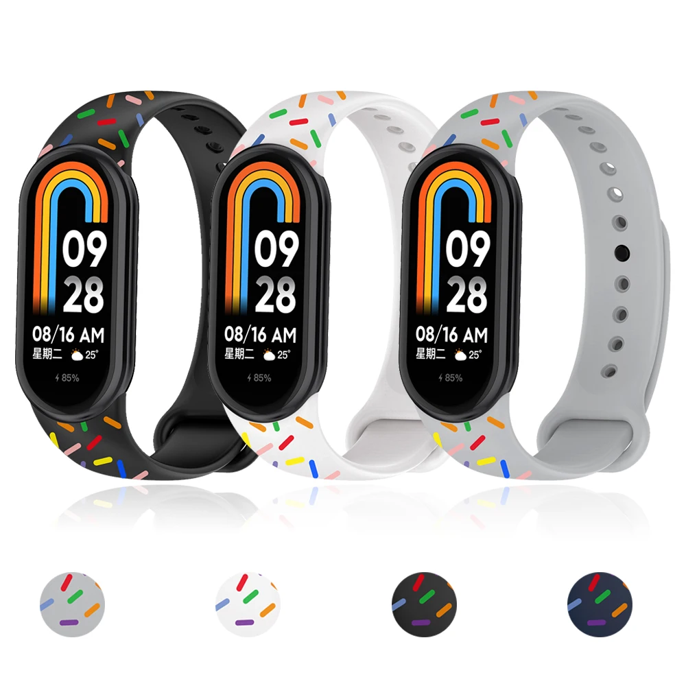 New Watch Strap for Xiaomi Mi Band 8 Wristband Silicone Bracelet Wrist Straps for Mi Band 8 Smartwatch Replacement Accessories
New Watch Strap for Xiaomi Mi Band 8 Wristband Silicone Bracelet Wrist Straps for Mi Band 8 Smartwatch Replacement Accessories
