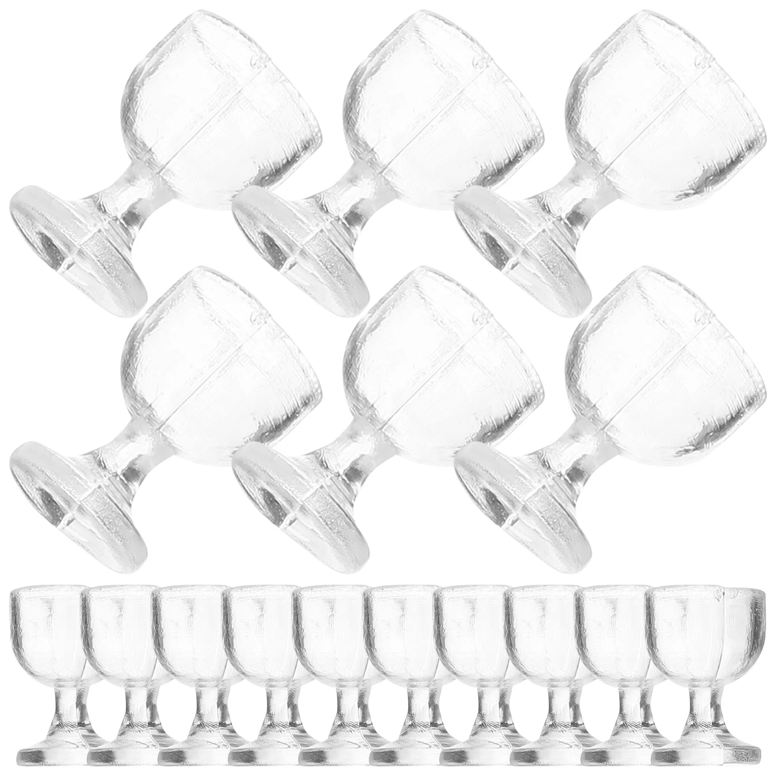 Dollhouse Miniature Wine Glass Mini Goblet Cup Red Wine Cup Toy Kids Pretend Play Toys Kitchen Furniture Accessories
Dollhouse Miniature Wine Glass Mini Goblet Cup Red Wine Cup Toy Kids Pretend Play Toys Kitchen Furniture Accessories