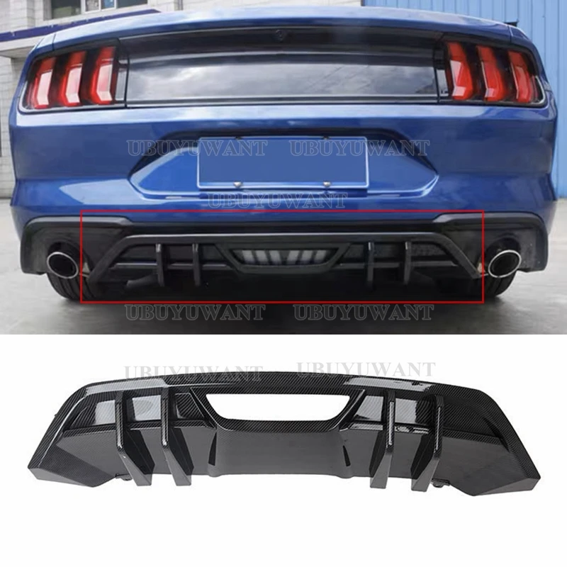 For Mustang 2018 2019 2020 Rear Diffuser Rear Bumper Carbon Fiber Style Fit Ford Mustang Rear Spoiler Car Styling 2018-2023
For Mustang 2018 2019 2020 Rear Diffuser Rear Bumper Carbon Fiber Style Fit Ford Mustang Rear Spoiler Car Styling 2018-2023