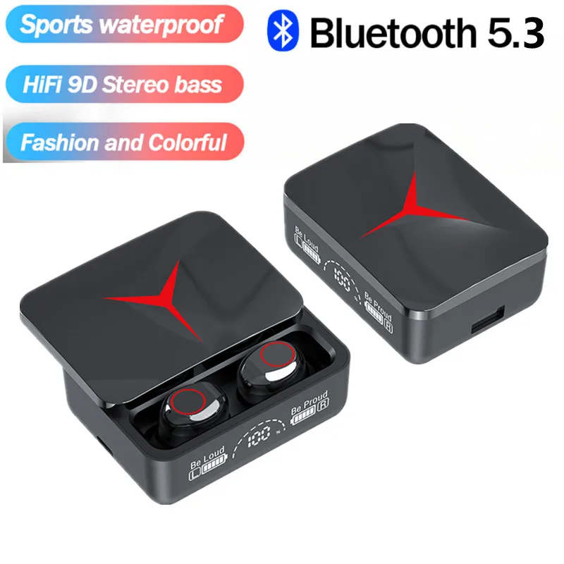 

Original Wireless Headphones TWS Fone Bluetooth Earphones HIFI Earbuds Headsets Stereo with Mic Charging for Sports Games Phones