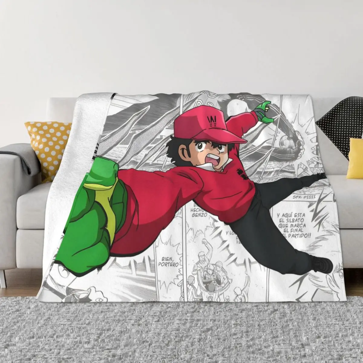 Одеяло для игры в футбол Captain Tsubasa, Фланелевое украшение, портативное домашнее покрывало для хорошей работы
Одеяло для игры в футбол Captain Tsubasa, Фланелевое украшение, портативное домашнее покрывало для хорошей работы