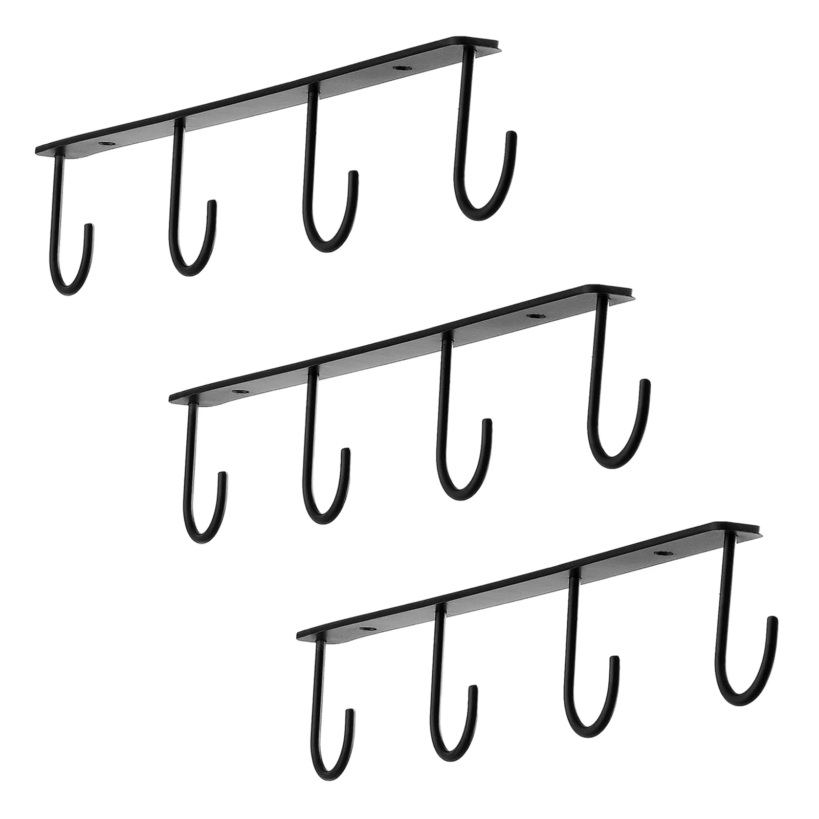 3pcs Metal Under Cabinet Modern For Kitchen Bar Mug Hanger Space Saving Daily Coffee Cup Holder With 12 Hooks Cafe Display Rack
3pcs Metal Under Cabinet Modern For Kitchen Bar Mug Hanger Space Saving Daily Coffee Cup Holder With 12 Hooks Cafe Display Rack