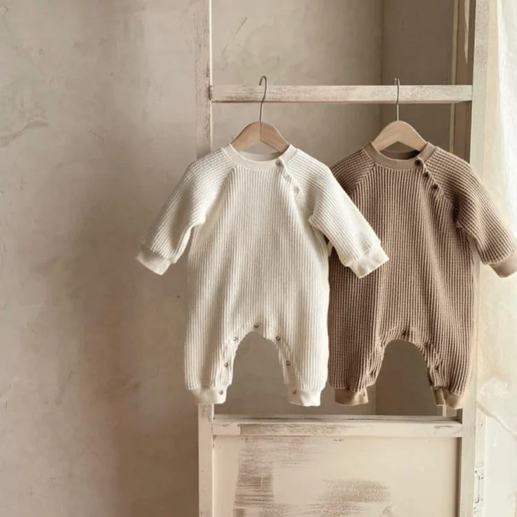 Baby waffle long jumpsuit spring and autumn Korean children's clothing newborn clothes baby romper bag fart clothes
Baby waffle long jumpsuit spring and autumn Korean children's clothing newborn clothes baby romper bag fart clothes