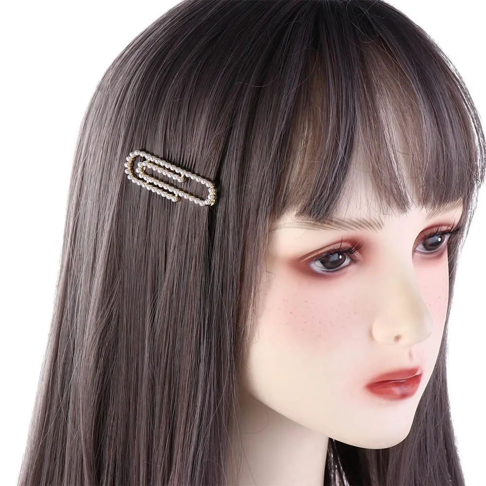 Pearl Hair Clips Vintage Geometric Paper Clip Barrettes for Women Pin Shape Hair Pins Women
Pearl Hair Clips Vintage Geometric Paper Clip Barrettes for Women Pin Shape Hair Pins Women