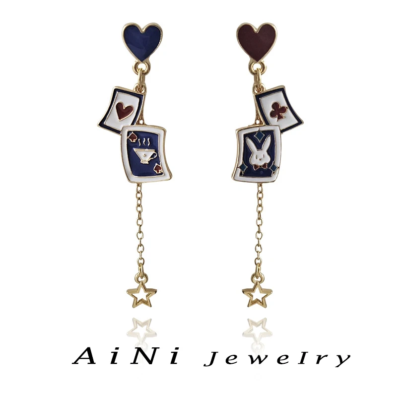 Fashion Jewelry 925 Silver Needle Heart Earrings 2023 Trend New Hot Sale Personality Poker Drop Earrings For Women Girl Gift
Fashion Jewelry 925 Silver Needle Heart Earrings 2023 Trend New Hot Sale Personality Poker Drop Earrings For Women Girl Gift