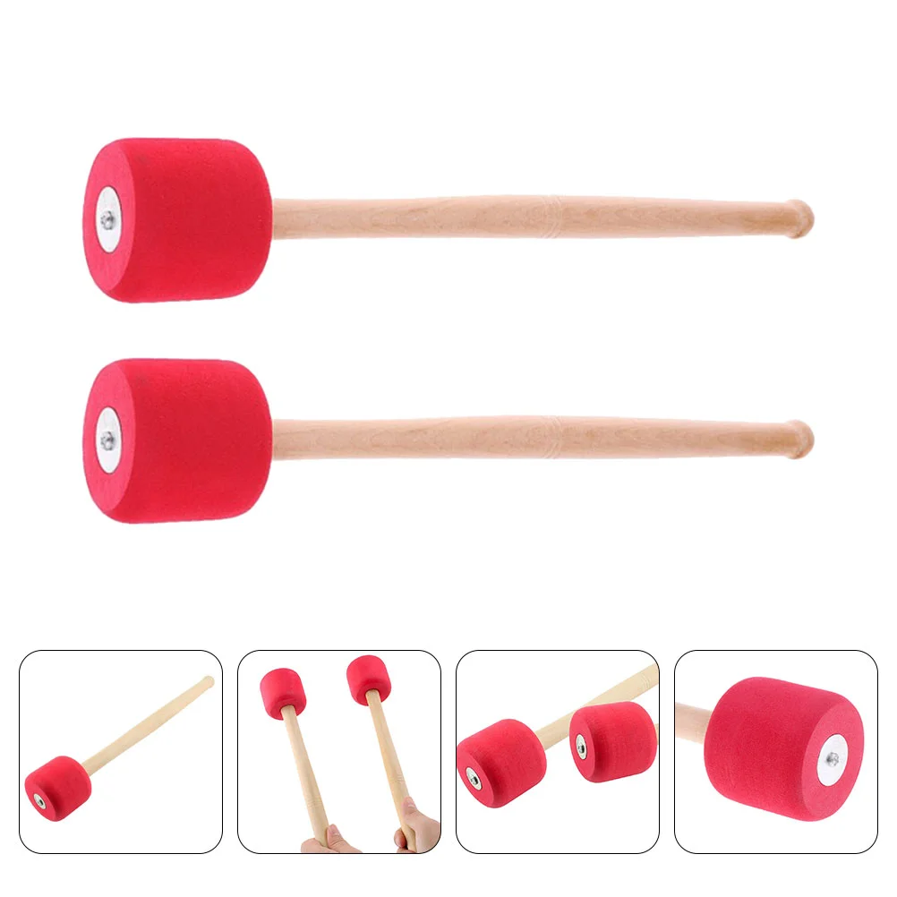 

Drum Sticks Mallets Percussion Bass Mallet Beater Snare Timpani Pedal Drumsticks Stick Felt Marching Instrument Wood Accessories