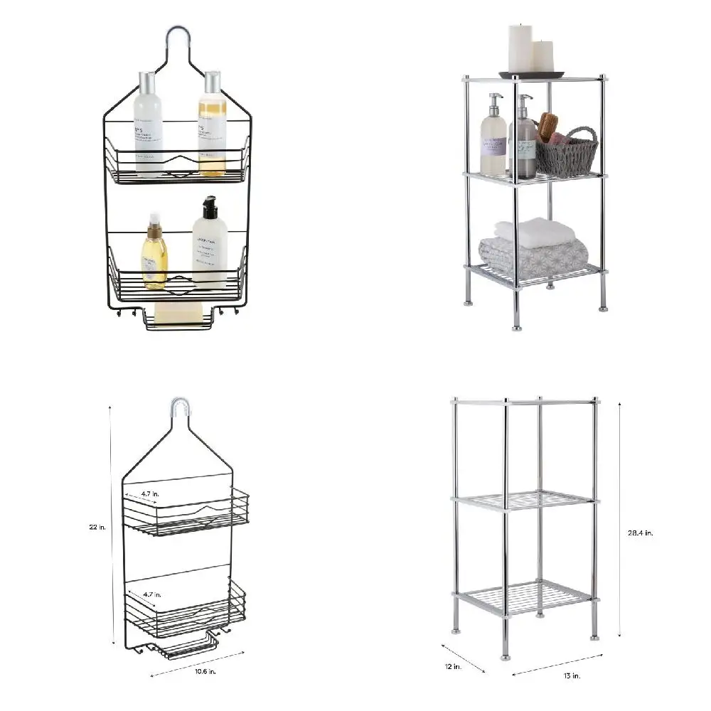 Durable Luxurious Chrome Steel Frame Multi-Functional Freestanding Shelving Unit Organizer Tower Rack for Home, Able to Enhancin
Durable Luxurious Chrome Steel Frame Multi-Functional Freestanding Shelving Unit Organizer Tower Rack for Home, Able to Enhancin