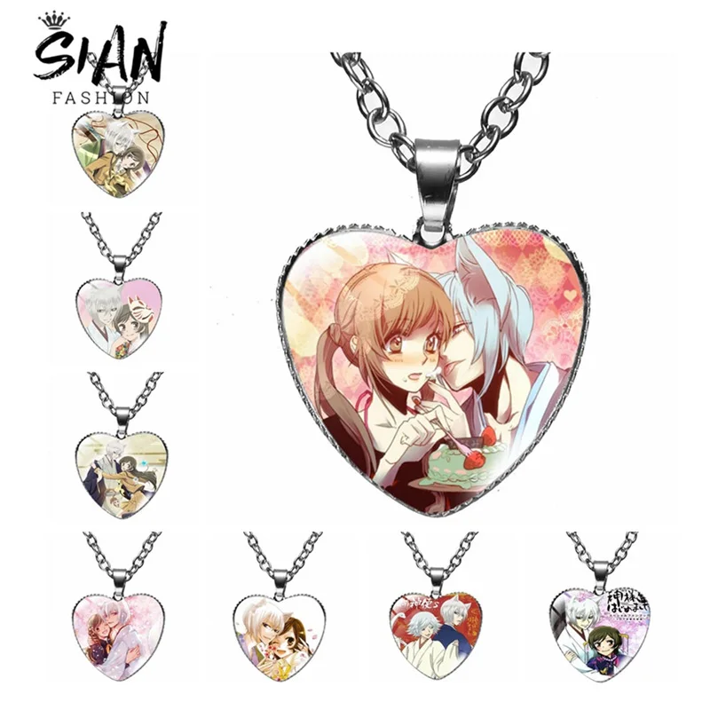 Anime Kamisama Love Kiss Glass Cabochon Necklace Cute Tomoe Kurama Mi Zu Ki Heart Pendant Necklace Cartoon Figures Jewelry Gift
Anime Kamisama Love Kiss Glass Cabochon Necklace Cute Tomoe Kurama Mi Zu Ki Heart Pendant Necklace Cartoon Figures Jewelry Gift