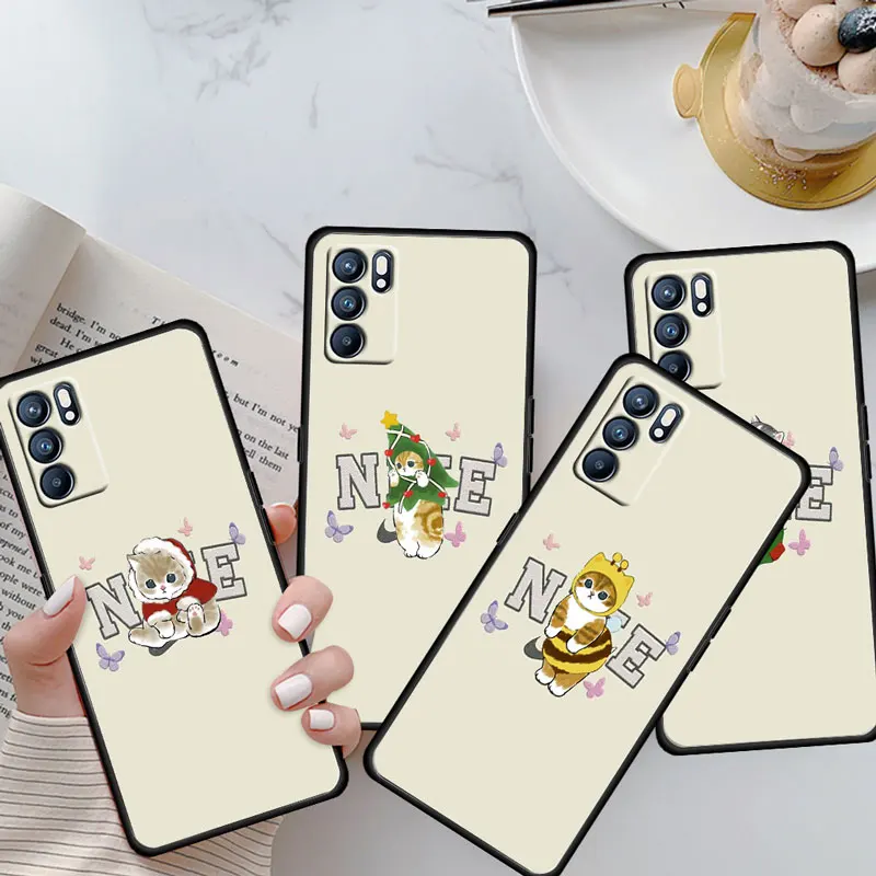 Gray cute cat cartoon Soft Shockproof Black Phone Case For OPPO Reno 6 5 4 3 2 2Z 2F Z 4F 4Z 5G Pro Plus Lite Coque
Gray cute cat cartoon Soft Shockproof Black Phone Case For OPPO Reno 6 5 4 3 2 2Z 2F Z 4F 4Z 5G Pro Plus Lite Coque
