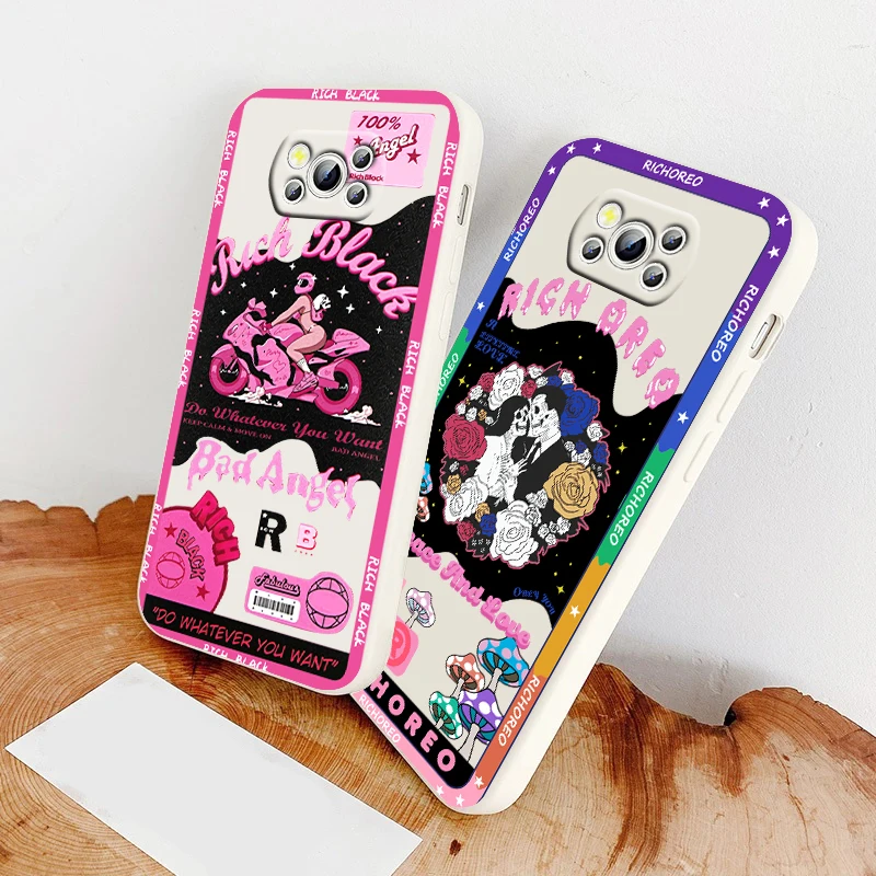 Luxury Girl Skull Art Cool Phone Case For Xiaomi Mi Poco X4 X3 C40 C31 C3 M4 M3 F4 F3 GT Pro NFC 5G Soft TPU Liquid Rope Cover
Luxury Girl Skull Art Cool Phone Case For Xiaomi Mi Poco X4 X3 C40 C31 C3 M4 M3 F4 F3 GT Pro NFC 5G Soft TPU Liquid Rope Cover