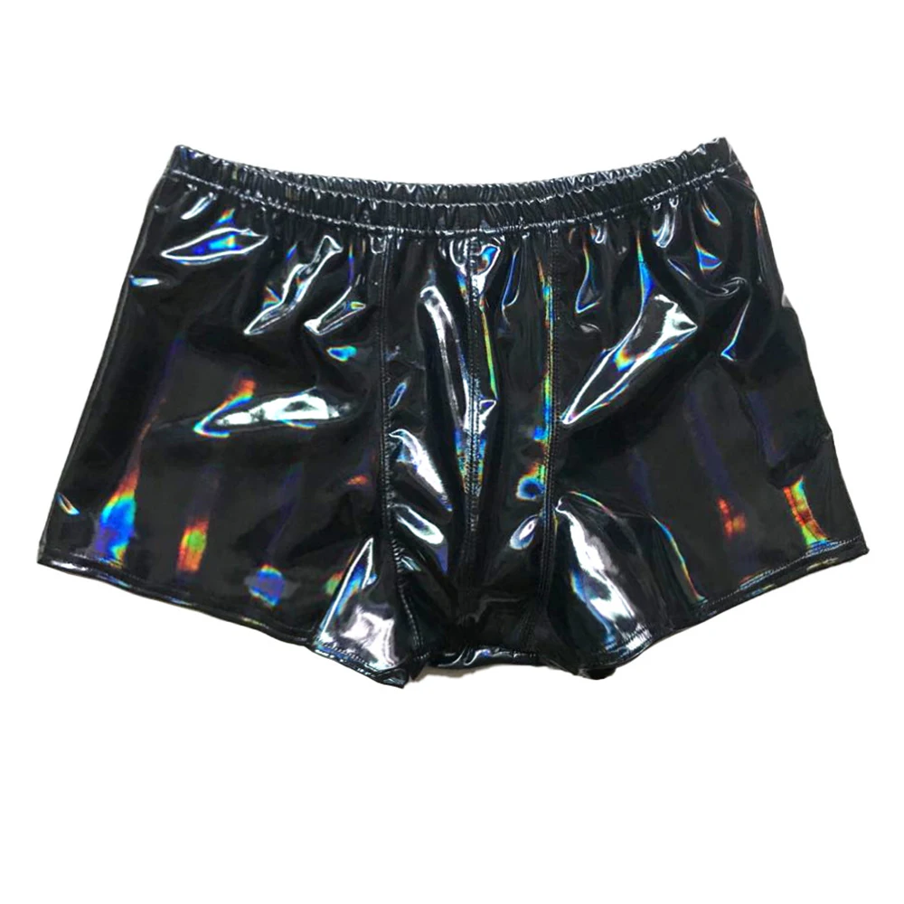 Faux Leather Shorts Men Shiny Wetlook Latex Leather Pants Male Night Clubwear Performace Stage Clothing Bulge Pouch Underpants
Faux Leather Shorts Men Shiny Wetlook Latex Leather Pants Male Night Clubwear Performace Stage Clothing Bulge Pouch Underpants