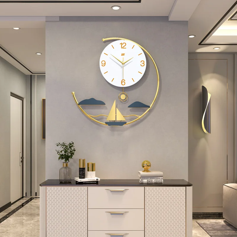 Light luxury wall clock fashion simple living room clock home mute decorative clock landscape painting wall hanging watch
Light luxury wall clock fashion simple living room clock home mute decorative clock landscape painting wall hanging watch