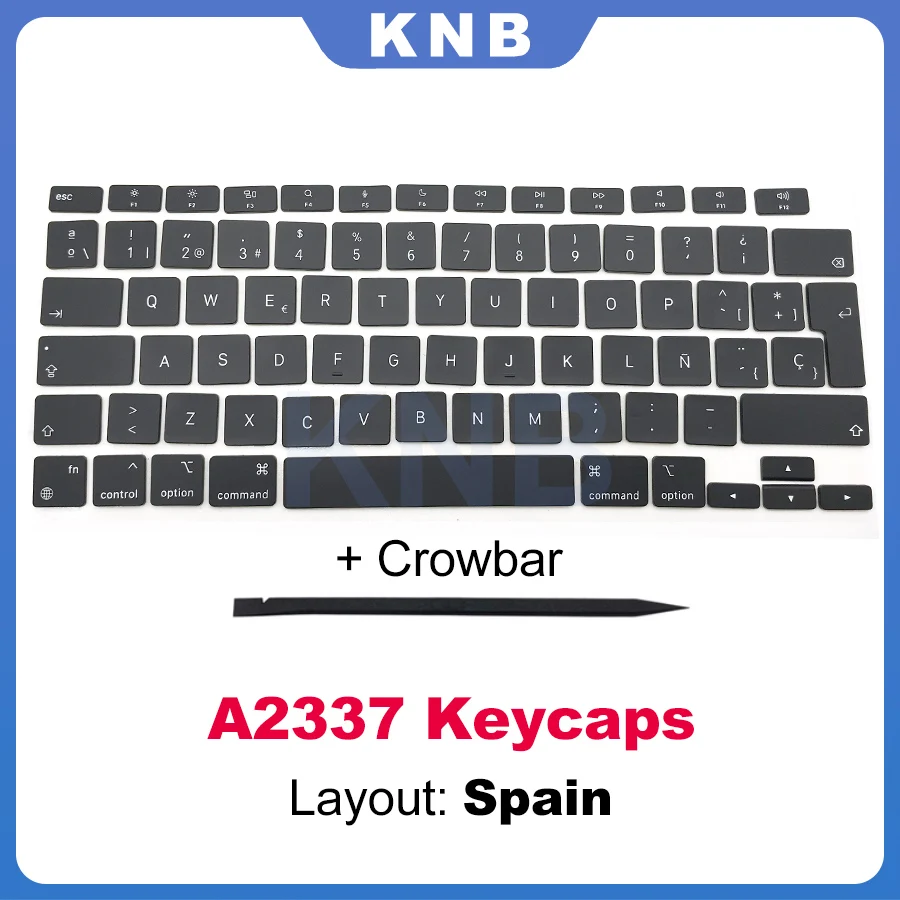 Клавишные колпачки для ноутбука A2337, колпачки для клавиш, клавиатуры, испанская клавиатура для Macbook Air 13 "M1 EMC 3598 2020
Клавишные колпачки для ноутбука A2337, колпачки для клавиш, клавиатуры, испанская клавиатура для Macbook Air 13 "M1 EMC 3598 2020