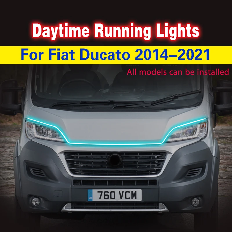 For Fiat Ducato 2014-2021 Accessories 1pcs LED Daytime Running Light DRL Waterproof Flexible Auto Decorative Atmosphere Lamps
For Fiat Ducato 2014-2021 Accessories 1pcs LED Daytime Running Light DRL Waterproof Flexible Auto Decorative Atmosphere Lamps