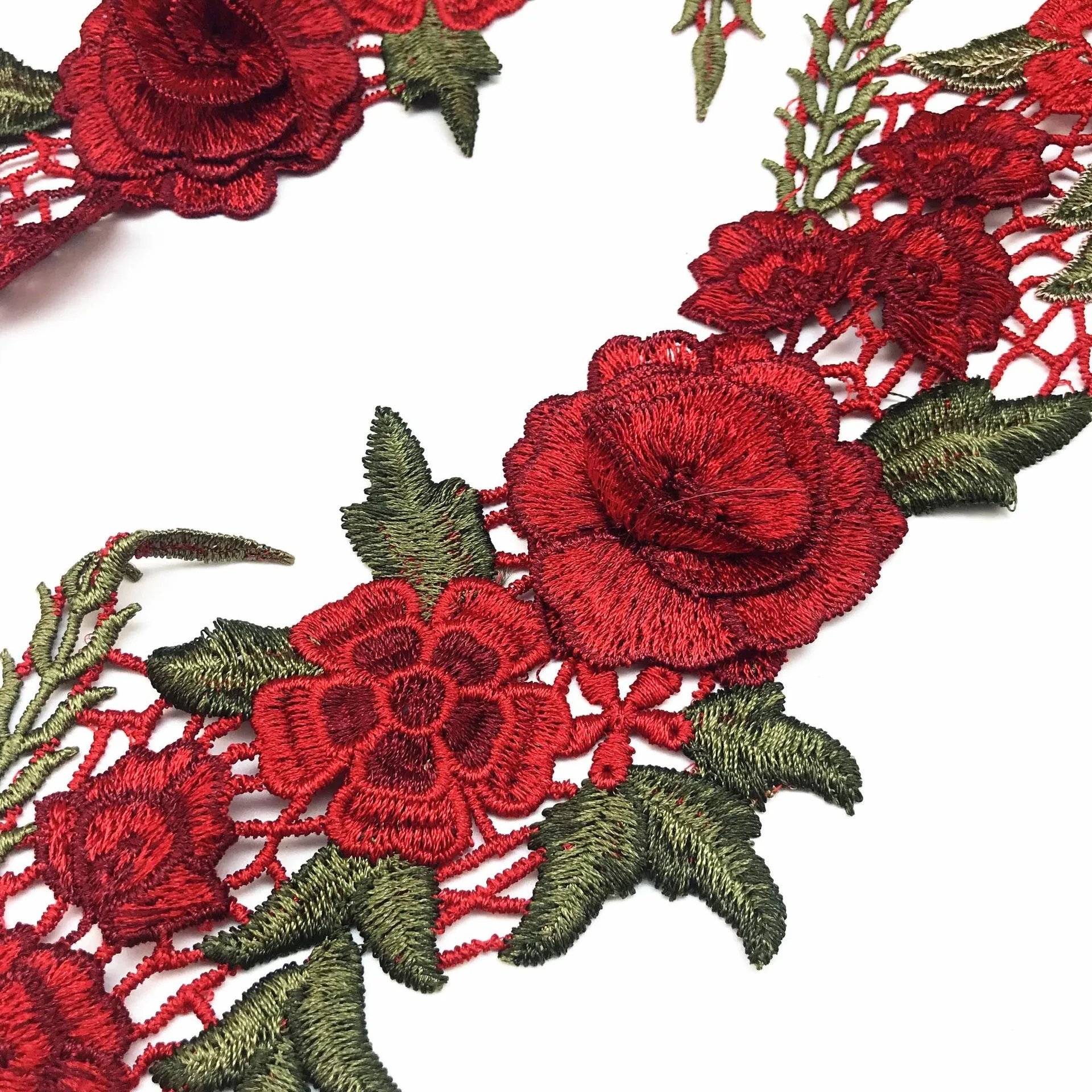 10Yards 10cm Wide Red Green Hollow 3D Flower Venise Diy Venice Lace Clothing Accessories Of Various Garment,Bra.Skirt Underwear
10Yards 10cm Wide Red Green Hollow 3D Flower Venise Diy Venice Lace Clothing Accessories Of Various Garment,Bra.Skirt Underwear