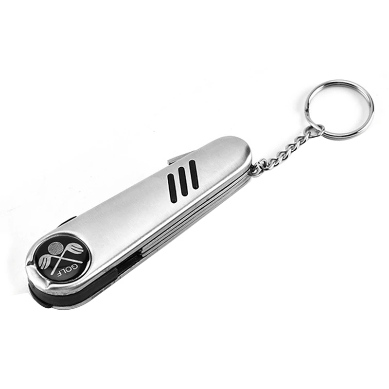 Multi-Function Golf Tools Magnetic Ballmark Bush Score Pen Golf Divot Golf Clubs Stainless Steel With Knife Wrench
Multi-Function Golf Tools Magnetic Ballmark Bush Score Pen Golf Divot Golf Clubs Stainless Steel With Knife Wrench