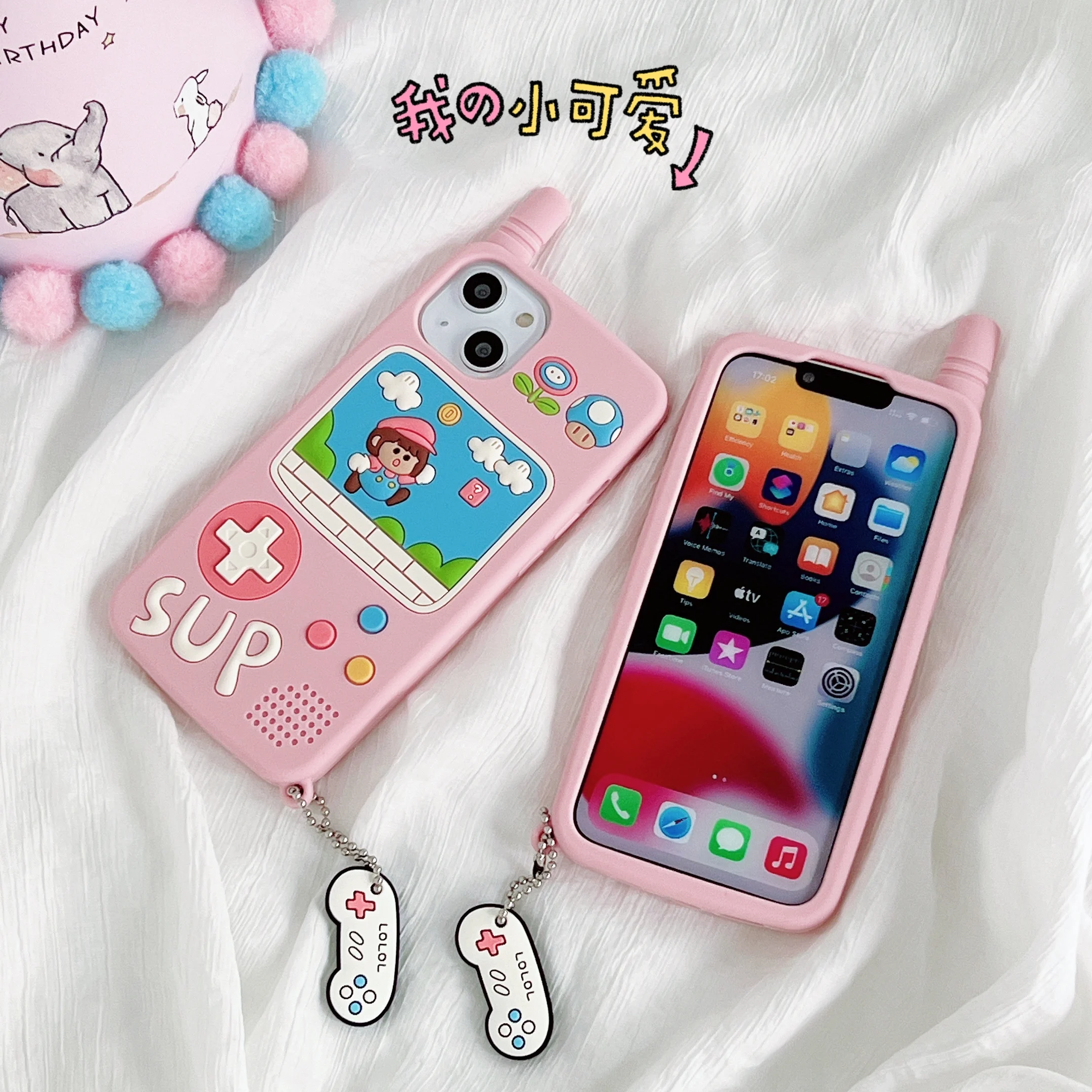 Cute 3D Classic Game Consol Mobile Phone Case for iPhone 13 Pro Max 12 11 XR XS 6 7 8 Plus Soft Silicone Armor Cover Pendant
Cute 3D Classic Game Consol Mobile Phone Case for iPhone 13 Pro Max 12 11 XR XS 6 7 8 Plus Soft Silicone Armor Cover Pendant