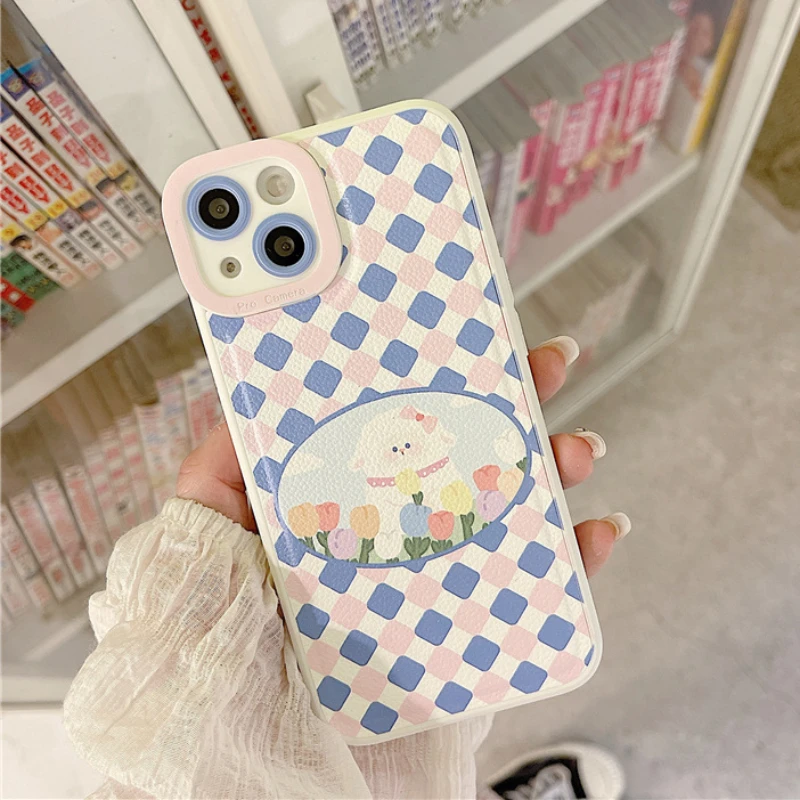 Cute Graffiti Plaid Flower Sheep Leather Phone Case For iPhone 13 11 12 Pro Max X XR XSMax 7 8Plus Shockproof Cartoon Soft Cover
Cute Graffiti Plaid Flower Sheep Leather Phone Case For iPhone 13 11 12 Pro Max X XR XSMax 7 8Plus Shockproof Cartoon Soft Cover