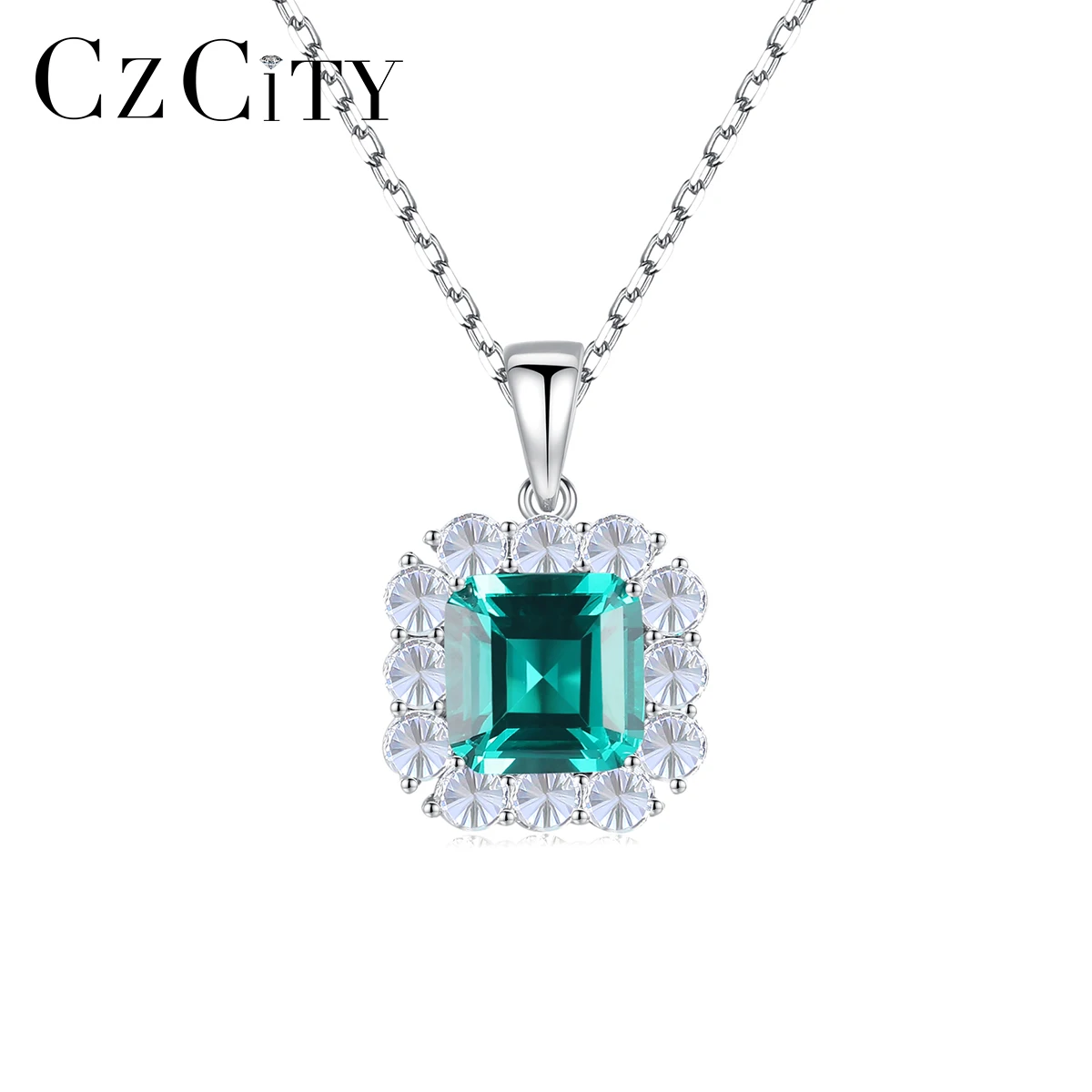 CZCITY New Square Topaz Gemstone Pendant Necklaces for Women Wedding Engagement Fine Jewelry 925 Sterling Silver CZ Kolye Gifts
CZCITY New Square Topaz Gemstone Pendant Necklaces for Women Wedding Engagement Fine Jewelry 925 Sterling Silver CZ Kolye Gifts