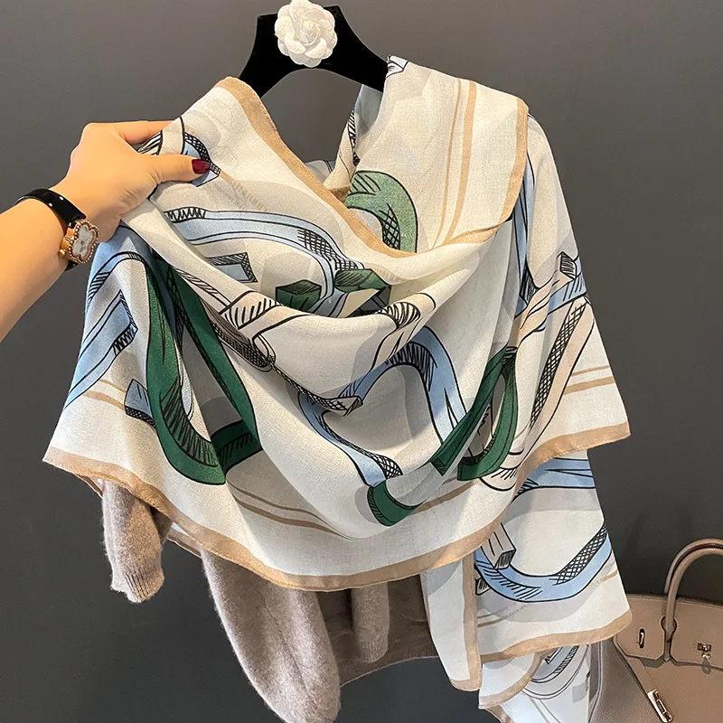 Women Cotton And Flax Shawls 2022 Winter Popular Stripe Scarf Luxury 180X90CM Beach Bandanna Fashion Design Print Muslim Scarves
Women Cotton And Flax Shawls 2022 Winter Popular Stripe Scarf Luxury 180X90CM Beach Bandanna Fashion Design Print Muslim Scarves