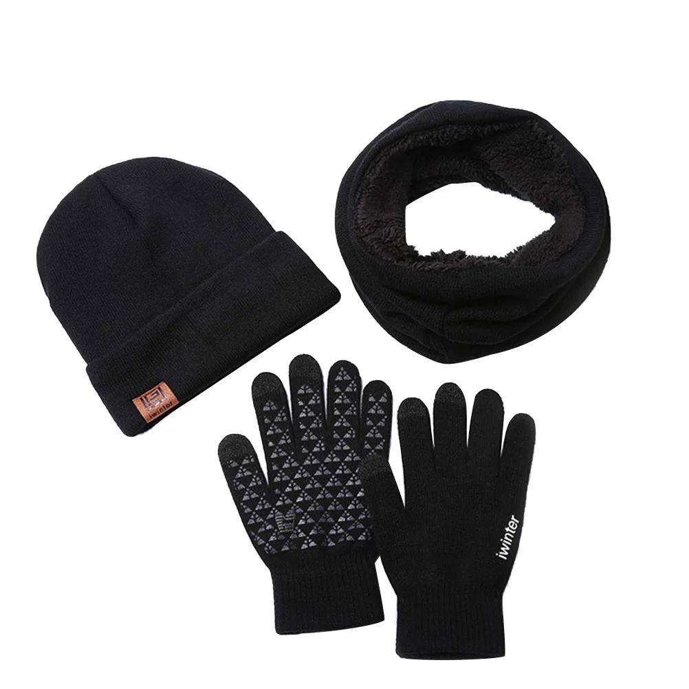 Gloves Hat Warm Scarf Winter Beanie Antiriding Windproof Circle Knitted Black Cap Neck Outdoor Gaiterwhether Cold Thermal Women
Gloves Hat Warm Scarf Winter Beanie Antiriding Windproof Circle Knitted Black Cap Neck Outdoor Gaiterwhether Cold Thermal Women