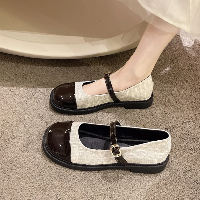 Low Heels Retro Woman Shoes Oxfords Mixed Colors Female Footwear British Style All-Match Summer Leather Dress New Preppy Mary Ja 
Low Heels Retro Woman Shoes Oxfords Mixed Colors Female Footwear British Style All-Match Summer Leather Dress New Preppy Mary Ja